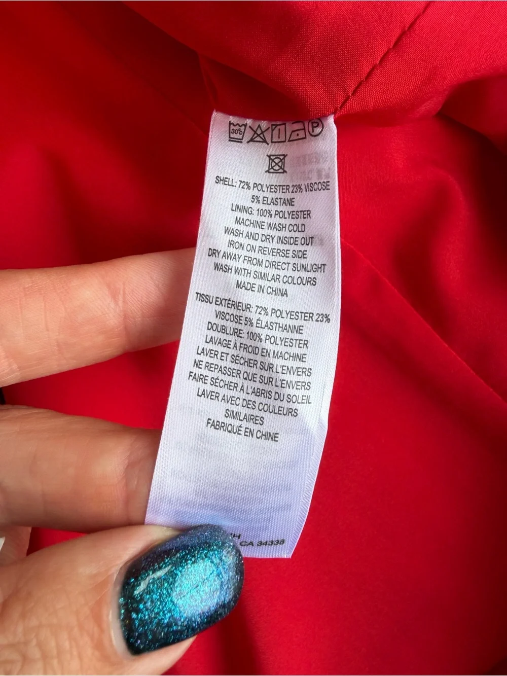 French Connection Azra Red Minidress 12 Cocktail Party Cap Sleeve Twill NWT